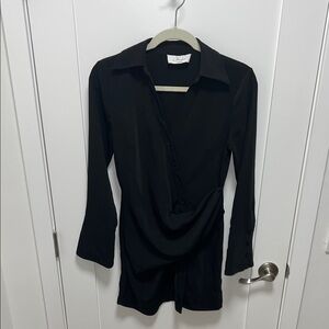 L'Academie Black Mini Dress